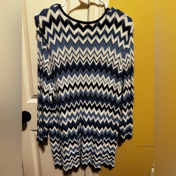 Alfred Dunner Chevron Knit Plus Size Women’s Sweater Long Sleeve Zigzag Sz 2X - Picture 7 of 9